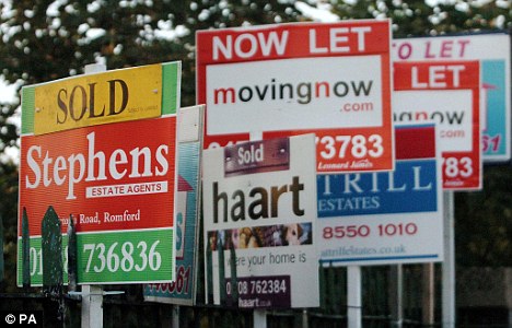 Estate agents signs