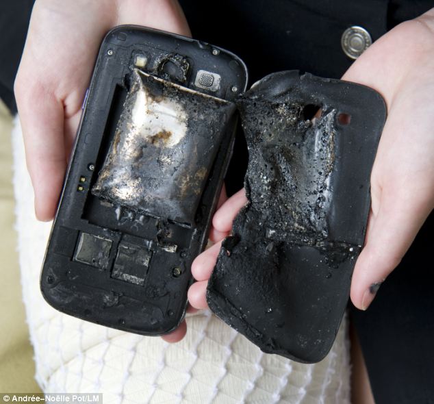 In July 2013, a Swiss teenager suffered burns when her smartphone apparently exploded in her pocket