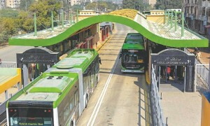 Falling in love with bus travel on Green Line in Karachi