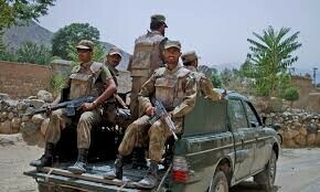 Nine security men martyred in KP, Balochistan