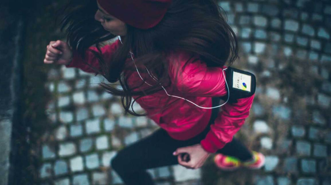 woman running