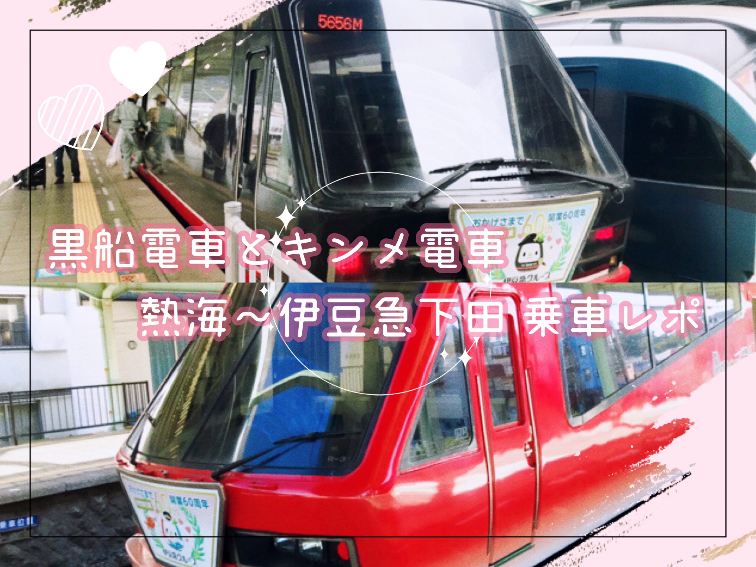 黒船電車とキンメ電車