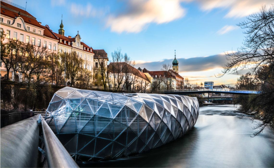 Island in the Mur (c) Graz Tourismus - Markus Spenger-2