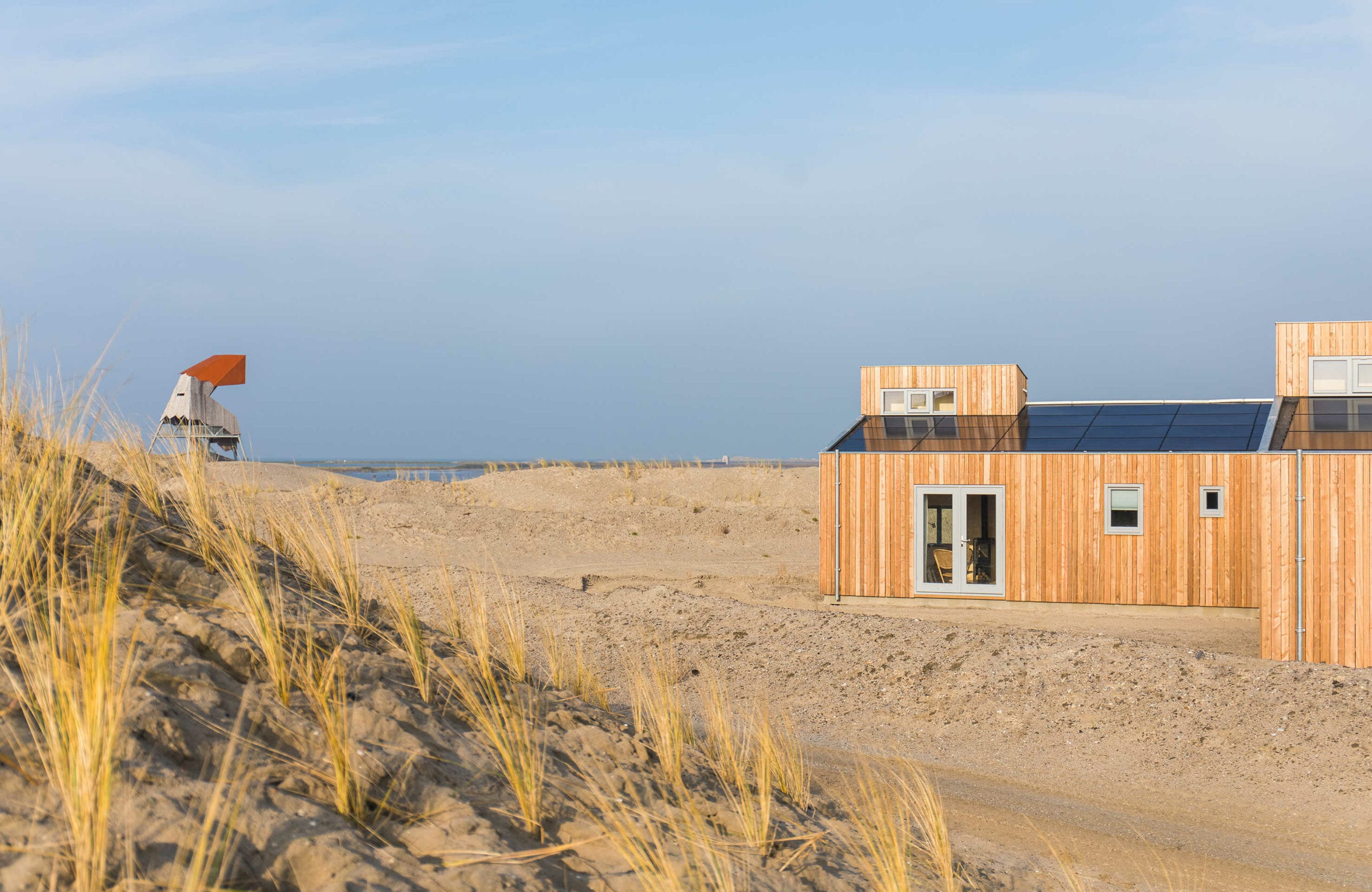 slapen op de Marker Wadden