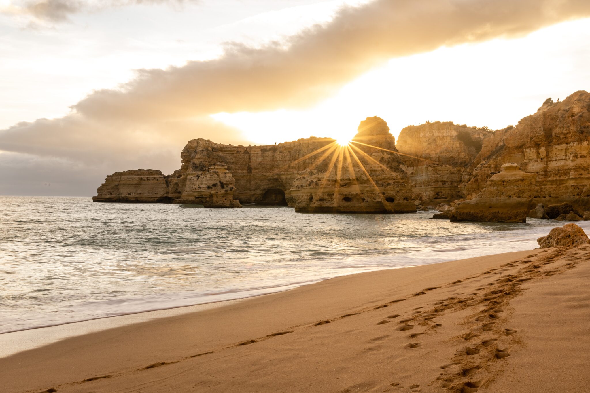 rustige stranden Algarve