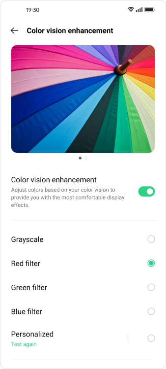 ColorOS 12 kleur verbeteren