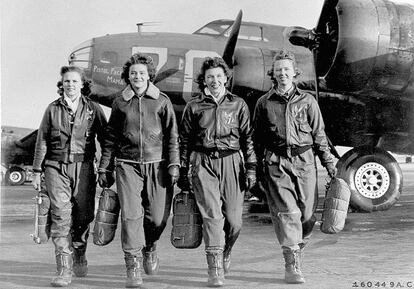Mujeres piloto de EE UU en la Segunda Guerra Mundial.