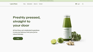 Eten en drinken website templates - Sapbar