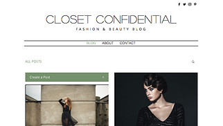 Mode en beauty website templates - Modeblog