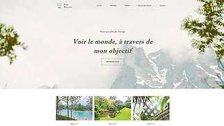 Templates de sites web Photographie - Photographe Voyages