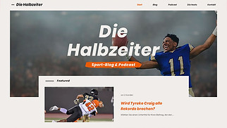 Sport & Wellness Website-Vorlagen - Blog & Podcast für Sport