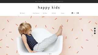 Kids & Babies website templates - Kids Clothing Store