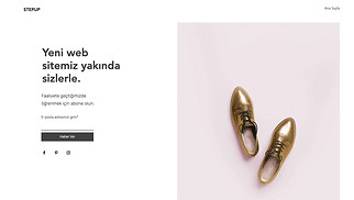 Tek Sayfa site şablonları - Yakında Açılış Sayfası