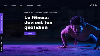 Templates de sites web Sport et fitness - Centre de fitness