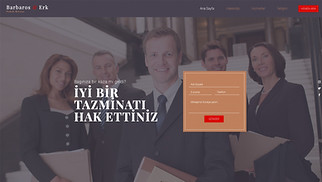 Hukuk site şablonları - Avukat