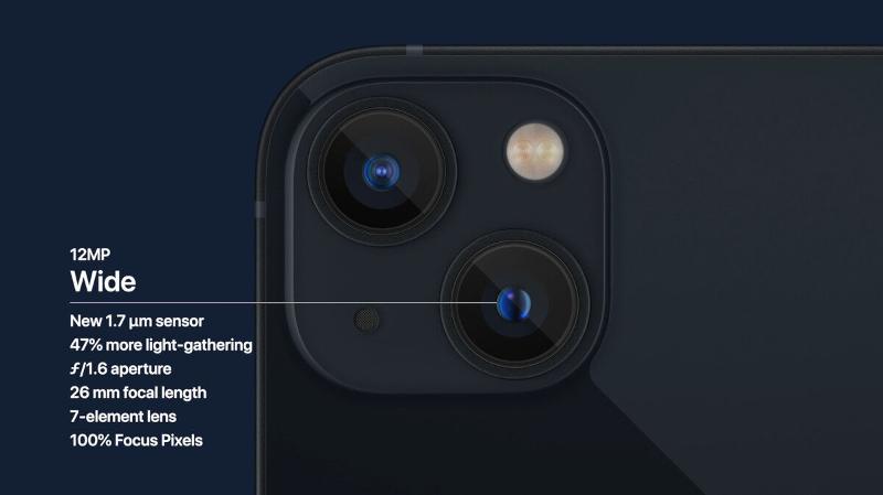 iPhone 13 rear cameras