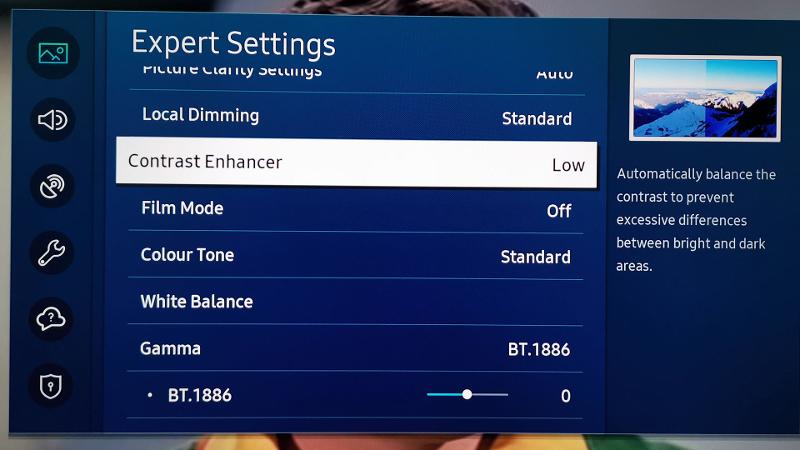 Samsung Q80T settings