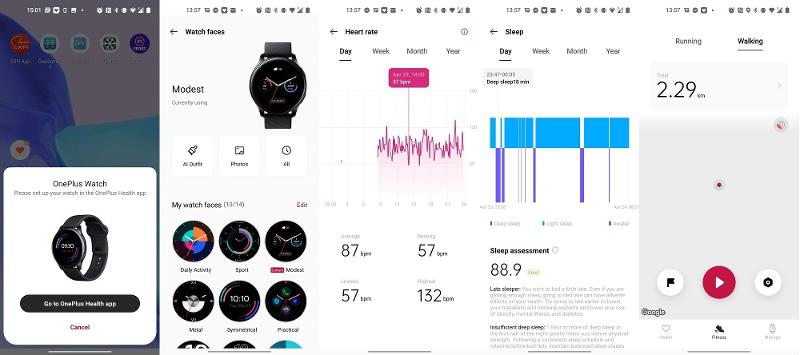 OnePlus Watch Health app