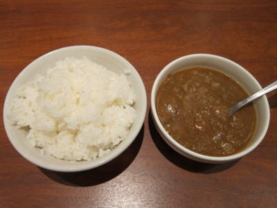 ちょこっとカレー(100円)＋ライス(100円)