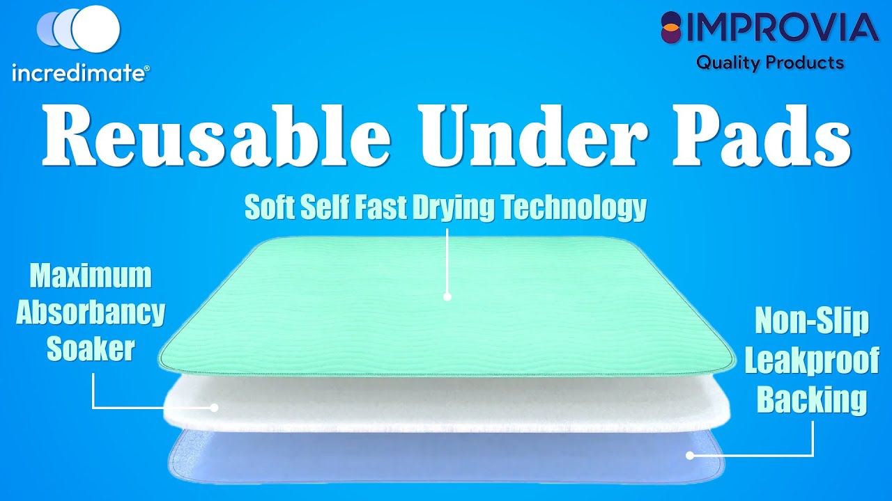 100% Water Proof Reusable Under Pads - 3D Animation Video - Incredimate Studio