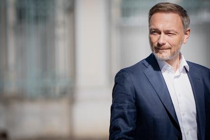 Christian Lindner und BBBank: Klausurtagung der Bundesregierung auf Schloss Meseberg - Abschlusspressekonferenz - Christian Lindner, Bundesminister der Finanzen