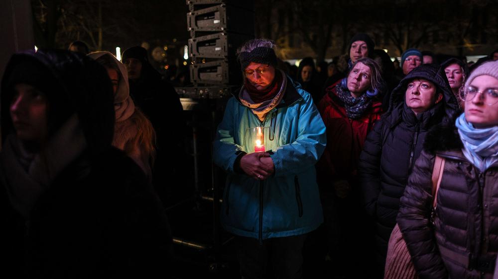 Anschlag auf Weihnachtsmarkt: In Magdeburg wurden nach dem Anschlag auf den Weihnachtsmarkt mehrere Mahnwachen abgehalten.