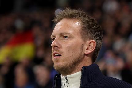 DFB-Kader 2024: FRANKFURT AM MAIN, GERMANY - MARCH 26: Julian Nagelsmann, Head Coach of Germany, looks on prior to the International Friendly match between Germany and Netherlands at Deutsche Bank Park on March 26, 2024 in Frankfurt am Main, Germany. (Photo by Lars Baron/Getty Images)