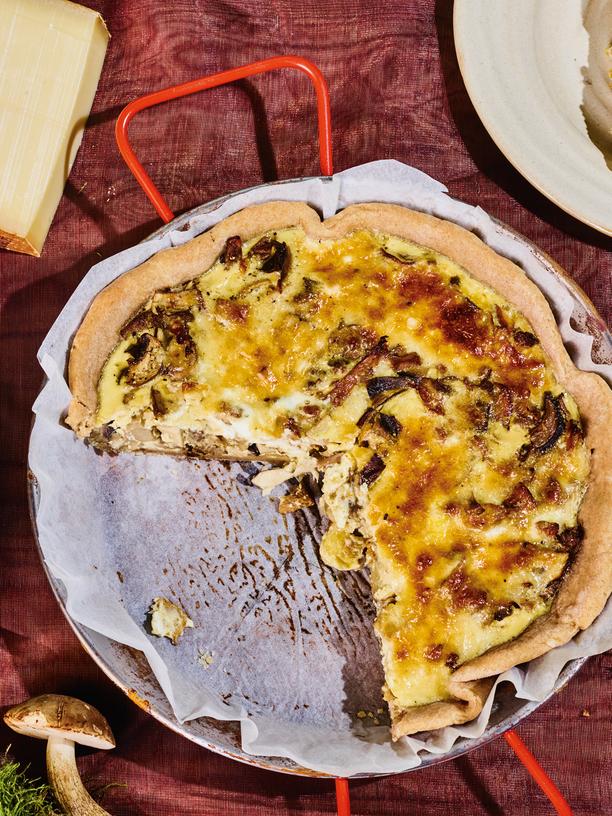 Tarte mit Pilzen: Eine Tarte wie ein ganzer Wald