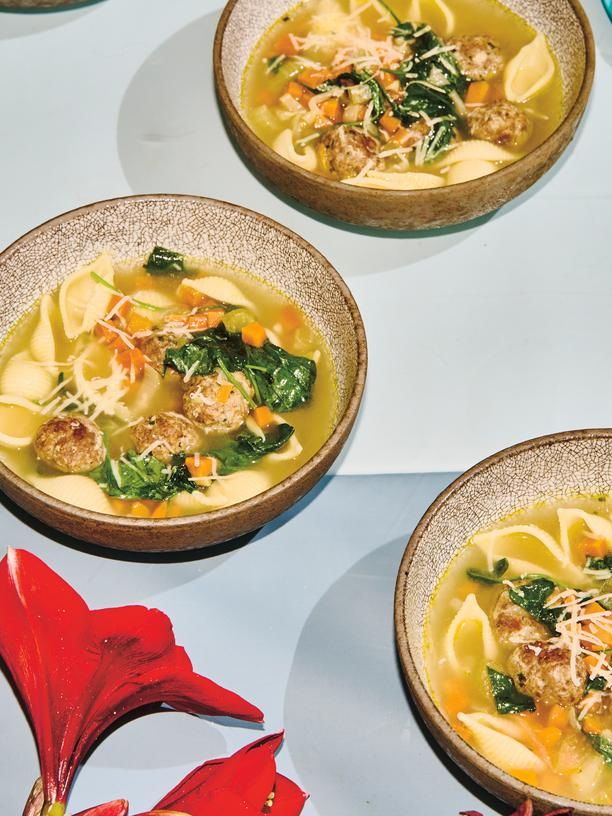 Gemüsesuppe mit Fleischbällchen: Wie das Fleisch, so die Suppe