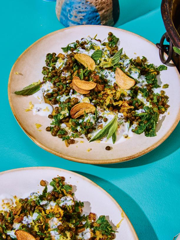 Linsensalat: Für drinnen fast zu schade!