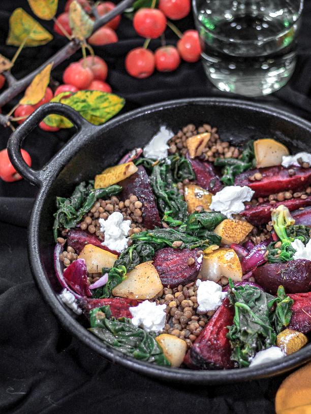 Warmer Linsensalat: Die Mauerblümchen der Vorratskammer