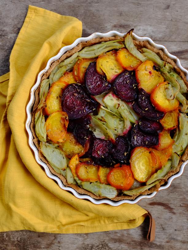 Rote-Bete-Fenchel-Tarte: Tarte, aber herzlich