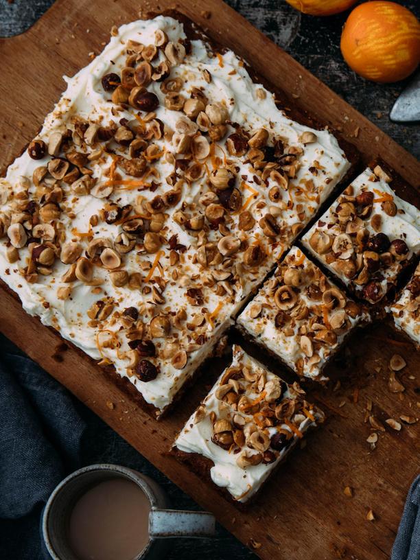 Kürbis-Blechkuchen: Dieser Kürbis zeigt sich von seiner süßen Seite