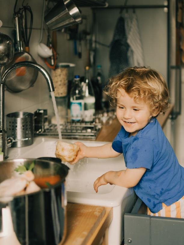 Kochen für Kinder: Planschen mit dem Sellerie