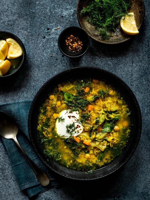 Reissuppe mit Zitrone und Mangold: Echtes Wohlfühlessen