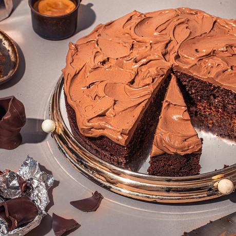 Schokokuchen mit Espresso-Ganache: Der beste Schokoladenfriedhof