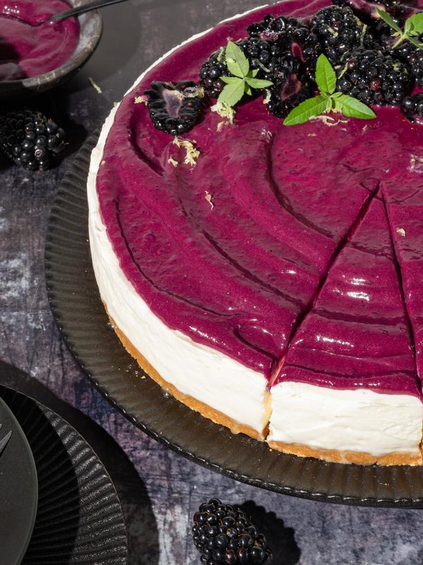 Brombeer-Cheesecake: No! Bake! Cheese! Cake!