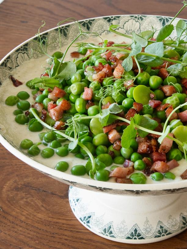 Erbsensalat: Nicht nur für Erbsenzähler