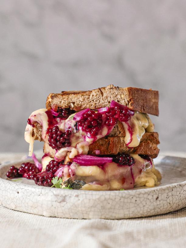 Grilled Blue Cheese Sandwich: Wenn die Käsestulle blaumacht