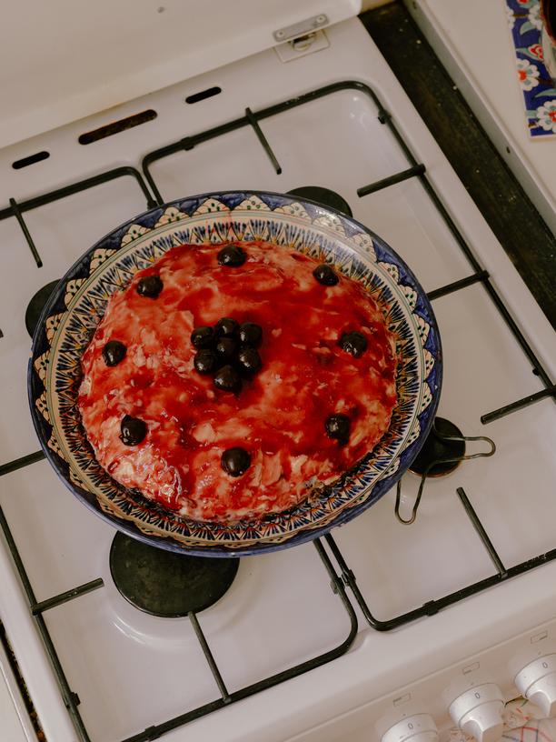 Schmandtorte mit Kirschen: Feierliche Schmandtorte