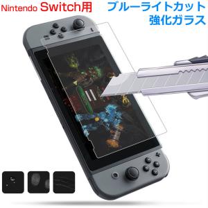 Nintendo Switch用 ガラスフィルム ブルーライトカット 液晶保護フィルム ネコポス送料無料 翌日配達対応｜jnh