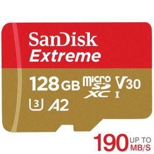 マイクロsdカード microSDXCカード 128GB SanDisk V30 A2 R:190MB/s W:90MB/s UHS-I U3 Class10 SDSQXAA-128G-GN6MN海外パッケージNintendo Switch対応 翌日配達｜jnh