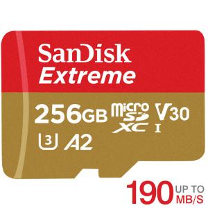 マイクロsdカード microSDXC 256GB SanDisk UHS-I U3 V30 A2 4K R:190MB/s W:130MB/s SDSQXAV-256G-GN6MN  Switch対応 海外パッケージ 翌日配達｜jnh