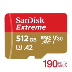 マイクロsdカード microSDXC 512GB SanDisk UHS-I U3 V30 A2 4K R:190MB/s W:130MB/s SDSQXAV-512G-GN6MN海外パッケージSA3312QXAV-512G-GN6MN 翌日配達対応｜jnh