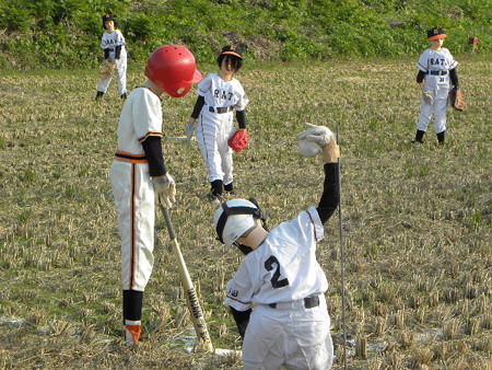 試合中