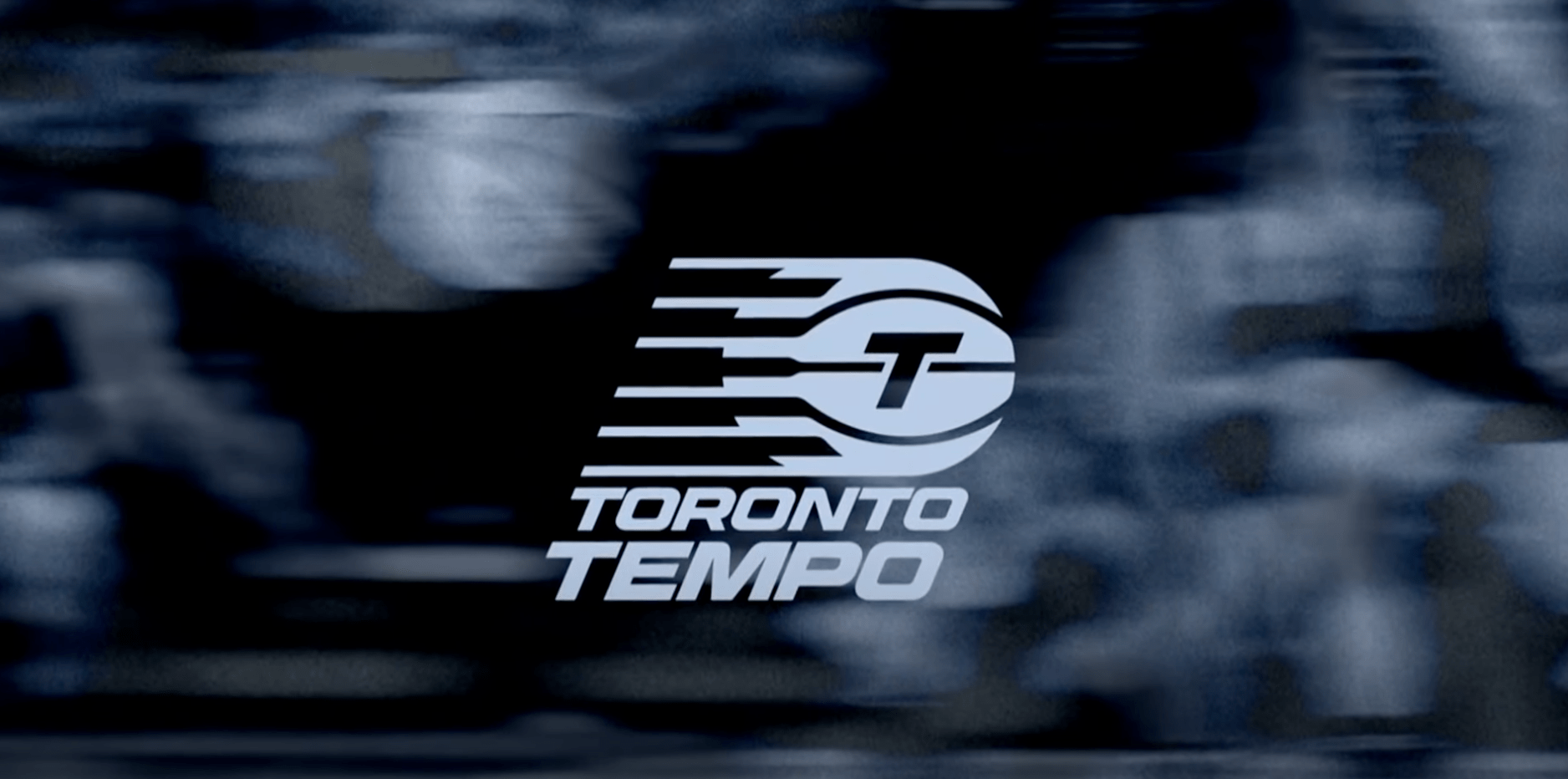 A screengrab of the Toronto Tempo's new logo as seen on a Canadian news program.