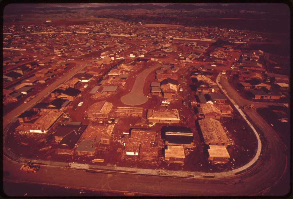 "New town" grows where pineapples used to thrive. Pineapple growers are developing their own “surplus land.” October 1973