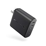 Anker PowerCore Fusion 5000 (モバイルバッテリー 搭載 USB充電器 5000mAh) 【PSE認証済 / コンセント 一体型 / PowerIQ搭載 / 折りたたみ式プラグ】 iPhone & Android各種対応 (ブラック)