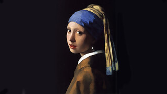 Girl with a Pearl Earring is an oil painting by Dutch Golden Age painter Johannes Vermeer, dated c. 1665