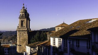 Igreja de São Francisco na cidade de Santiago de Compostela, Espanha